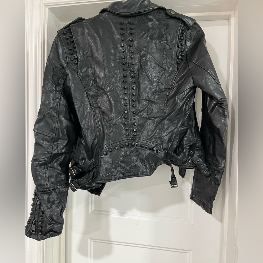 Black Biker jacket from Nordstrom. Size medium.